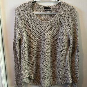 Massimo Dutti Open Knit Beige Sweater size S